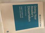 Doing your masters dissertation, Ophalen of Verzenden, Zo goed als nieuw, WO