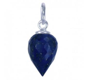 Zilveren bedel hanger met Lapis Lazuli druppel beschikbaar voor biedingen
