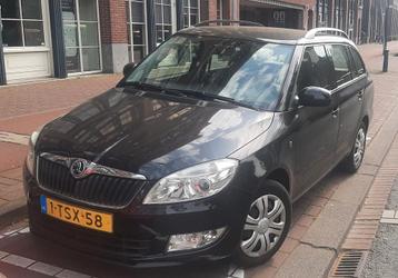 Skoda Fabia 1.2 TSI 77KW Combi Dsg-7 2014 Zwart beschikbaar voor biedingen