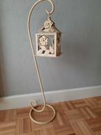 Theelichthouder standaard, Ophalen, Gebruikt, Crème, Metaal