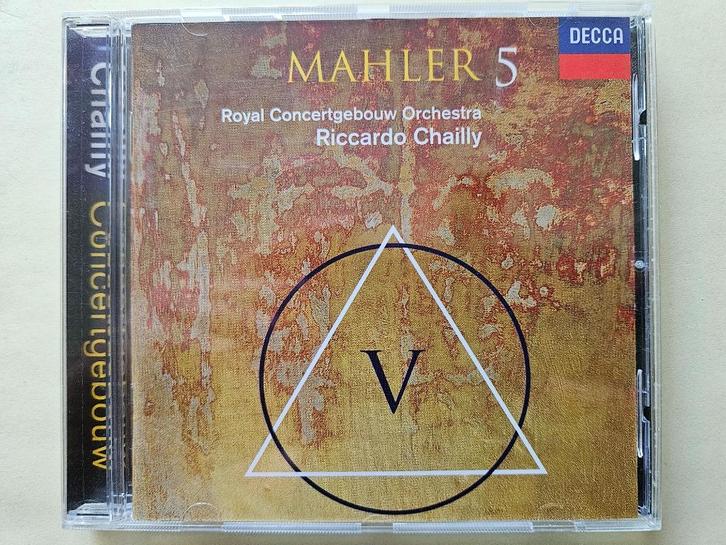 Mahler - Symphony no.5 - Concertgebouw orkest Chailly, Cd's en Dvd's, Cd's | Klassiek, Zo goed als nieuw, Orkest of Ballet, Romantiek
