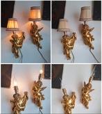 SET...Engeltjes Muurlampjes/Lampen/Putti's in Bois Dore, Ophalen of Verzenden