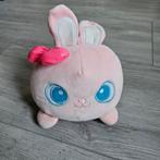 Opruiming: Schattig roze konijn knuffel met strik, Ophalen of Verzenden, Zo goed als nieuw, Konijn