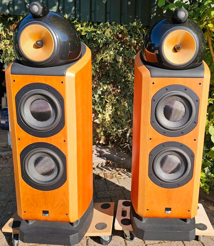 B&W 802D Diamond tweeter,80 kg TOPKLASSE,UK Made,nieuwstaat!, Audio, Tv en Foto, Luidsprekers, Zo goed als nieuw, Front, Rear of Stereo speakers