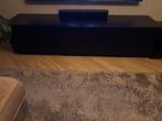 Zwarte TV Meubel, Ophalen, Kunststof, 150 tot 200 cm, Zo goed als nieuw