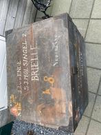 Authentieke verhuiskist van djatihout, Gebruikt, 50 tot 100 cm, Teakhout, Ophalen of Verzenden