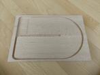 NIEUW massief houten borrel-/snijplank 39x26x3 cm, Ophalen of Verzenden, Nieuw