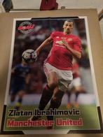 Groot formaat dubbelposter Zlatan Ibrahimovic  en Strootman, Ophalen of Verzenden, Meerdere stickers