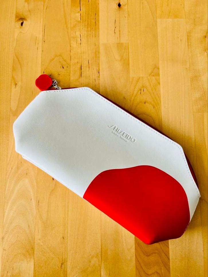 Shiseido toilettas – uniseks model, Sieraden, Tassen en Uiterlijk, Toilettassen, Zo goed als nieuw, Heer of Dame, Wit, Ophalen of Verzenden
