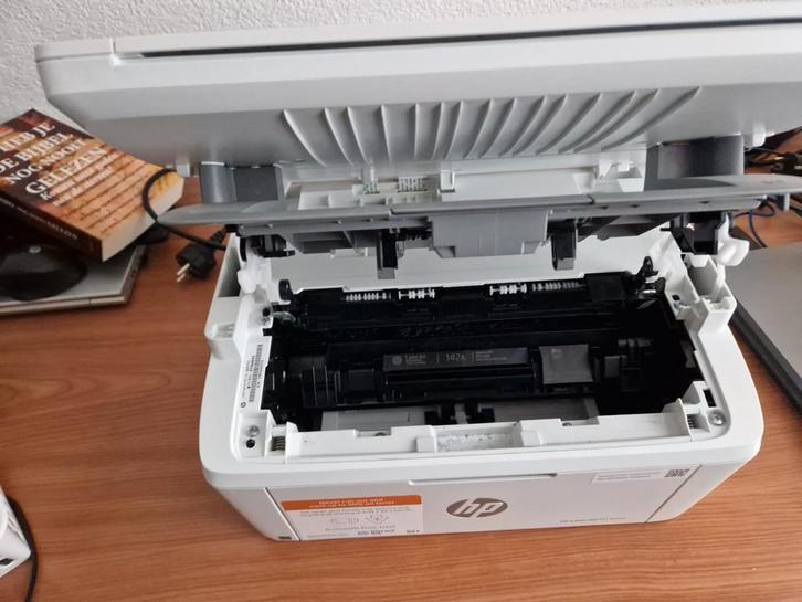 HP LaserJet M140we - Laser printer, Computers en Software, Printers, Gebruikt, All-in-one, Laserprinter, Kopieren, Scannen, Zwart-en-wit printen