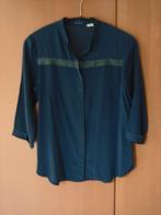 Zeer mooie blauw zijden bloes VAN LAACK 38 snazzeys, Maat 38/40 (M), Van Laack, Zo goed als nieuw, Verzenden