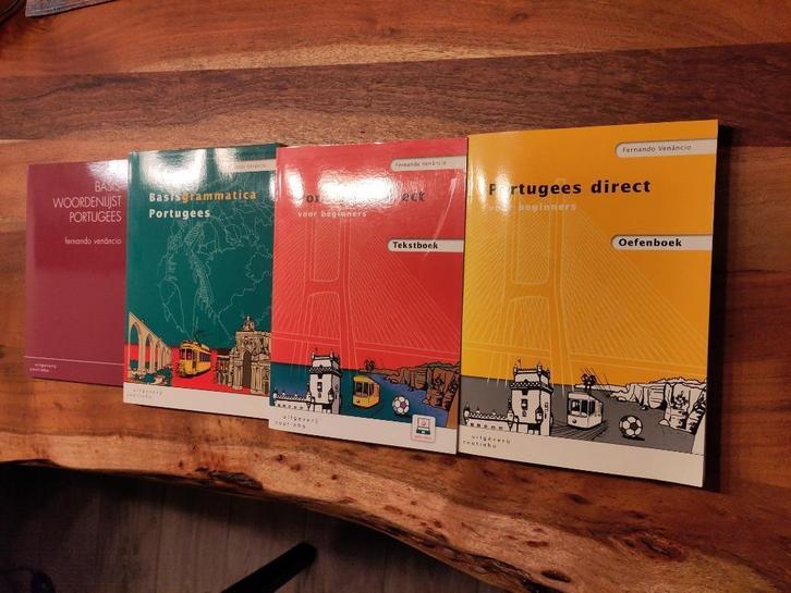 cursus portugees 4 boeken, Boeken, Studieboeken en Cursussen, Zo goed als nieuw, Niet van toepassing, Alpha, Ophalen