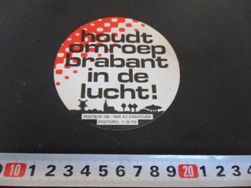 sticker EHV Houdt Omroep Brabant in de lucht !  beschikbaar voor biedingen