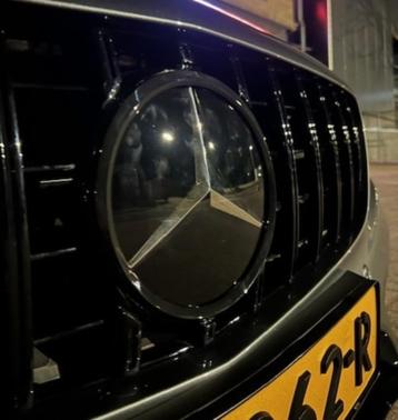 Mercedes ster voor in de grill zwart c43 c-klasse w205 w213
