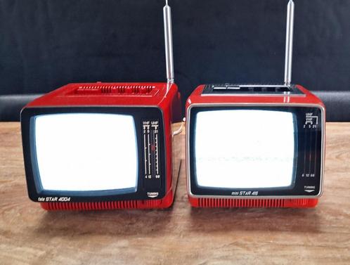 div. vintage retro mini tv draagbare televisie tafel model, Audio, Tv en Foto, Vintage Televisies, Gebruikt, Minder dan 40 cm