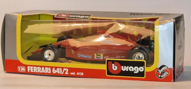 Bburago Ferrari 641/2 F1 – 1:24 Die-Cast Modelauto - A.Prost, Hobby en Vrije tijd, Modelauto's | 1:24, Zo goed als nieuw, Bburago