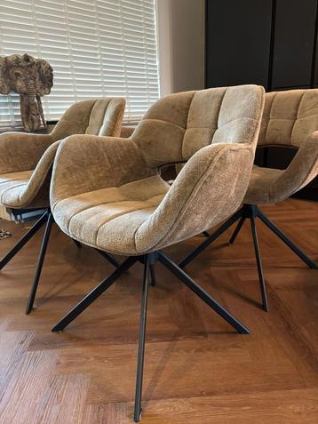 4 Luxe Eettafelstoelen - Luxury Living beschikbaar voor biedingen