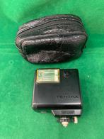Pentax AF130P flitser met tasje - Werkt goed!, Ophalen of Verzenden, Gebruikt, Pentax