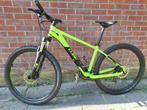 Cube Aim Pro mountainbike limegroen zwart maat S nieuwstaat, Hardtail, Heren, 49 tot 53 cm, Zo goed als nieuw