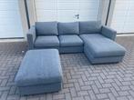 Ikea Vimle Hoekbank Grijs Met Hocker- Gratis Bezorging, Huis en Inrichting, 250 tot 300 cm, Gebruikt, 100 tot 125 cm, Hoekbank