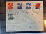Nederland  203 - 207 op envelop 1927. Zie stempel!!, Ophalen of Verzenden
