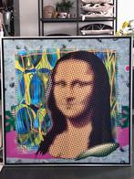 Gelimiteerd werk, Mona Lisa in lijst 105 x 105 cm, Ophalen, Nieuw, Schilderij, 100 tot 125 cm