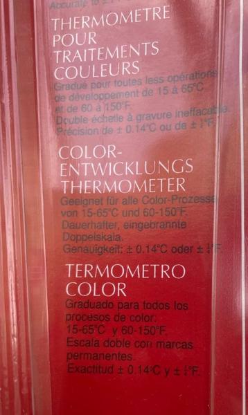 * Ontwikkel thermometer 15-65 graden beschikbaar voor biedingen