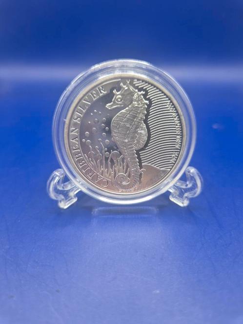 1oz Zilveren Zeepaardje 2018, Postzegels en Munten, Edelmetalen en Baren, Ophalen of Verzenden
