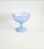 Izgs Frans gekleurd glas frosted glass bokaal flink formaat, Ophalen of Verzenden
