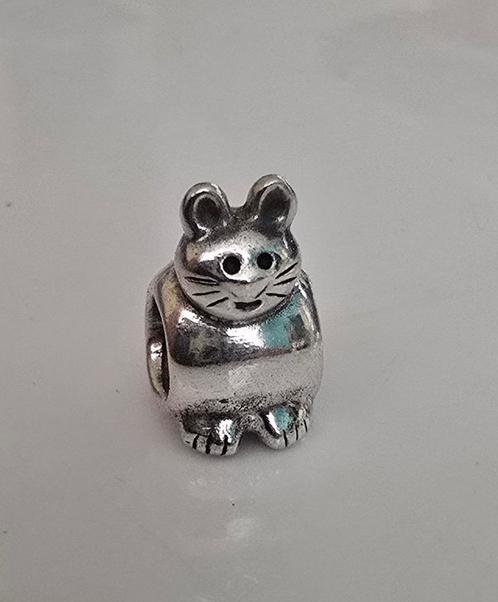 Retired zilveren Pandora bedel - Kat (van vóór 2011)NIEUW!, Sieraden, Tassen en Uiterlijk, Bedels, Zo goed als nieuw, Pandora