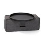 Armtafel rond Montel zwart metaal, Huis en Inrichting, Woonaccessoires | Dienbladen, Ophalen of Verzenden, Nieuw, Rond, Metaal