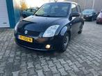 Suzuki Swift 1.3 5D 2009 Zwart, Auto's, Suzuki, Voorwielaandrijving, Euro 5, Stof, 400 kg