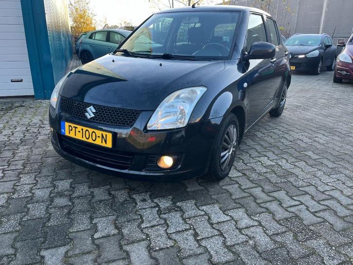 Suzuki Swift 1.3 5D 2009 Zwart, Auto's, Suzuki, Bedrijf, Swift, ABS, Airbags, Airconditioning, Boordcomputer, Centrale vergrendeling