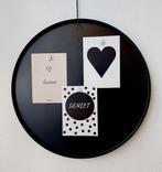 Magneetbord rond zwart 39,5 cm, Huis en Inrichting, Nieuw, Magneetbord, Ophalen of Verzenden