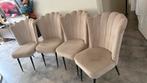 Schelp eetstoelen, Huis en Inrichting, Stoelen, Verzenden, Gebruikt, Overige kleuren, Vier