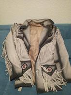 country western jas native american indianen franje, Ophalen of Verzenden, Nieuw, Maat 52/54 (L), Grijs