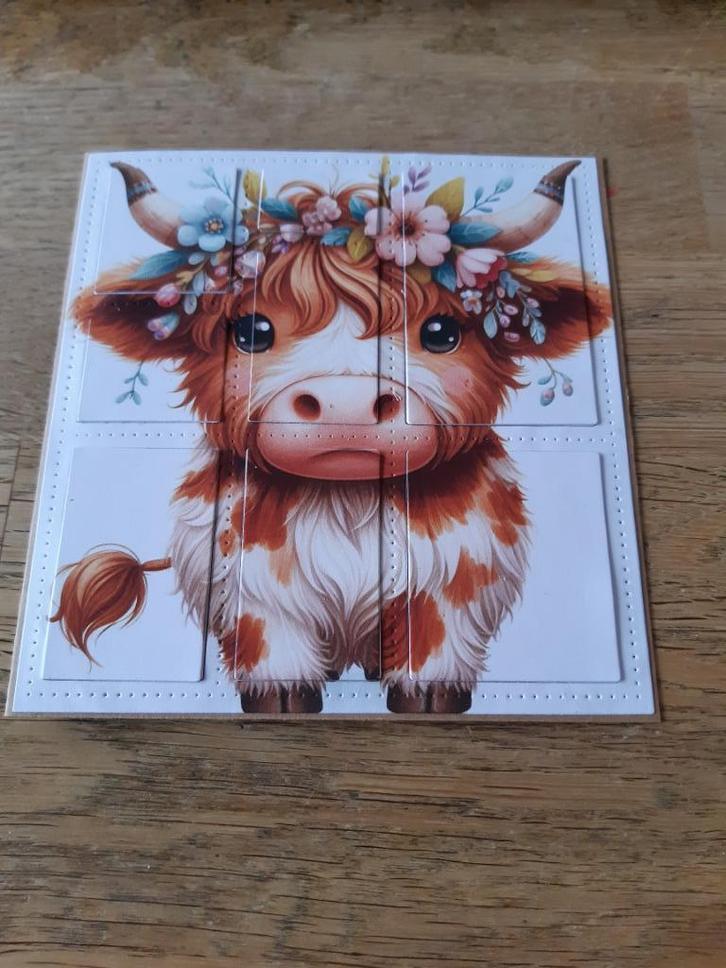 Diepte-Koe(871), Hobby en Vrije tijd, Kaarten | Zelfgemaakt, Nieuw, Overige thema's, Ophalen of Verzenden