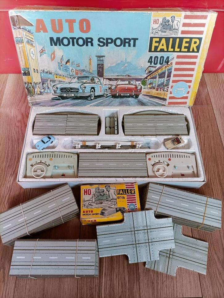 Faller AMS 4004 Sportwagen-doos met uitbreiding, Kinderen en Baby's, Speelgoed | Racebanen, Gebruikt, Elektrisch, Overige merken