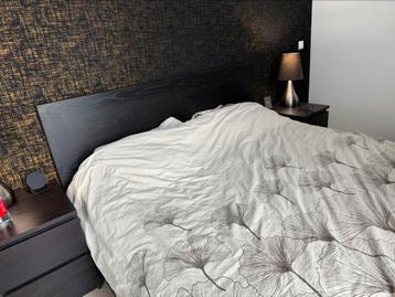 Ikea bedframe zwart Malm voor matras van180 x 200