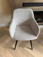 ZGAN Beige Bouclé Draaibare Eetkamerstoelen 6 stuks, Ophalen, Overige kleuren, Zo goed als nieuw, Stof