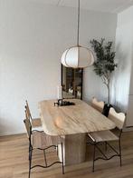 Eetkamerstoelen H&M home rotan staal, Huis en Inrichting, Stoelen, Ophalen, Zo goed als nieuw, Bruin