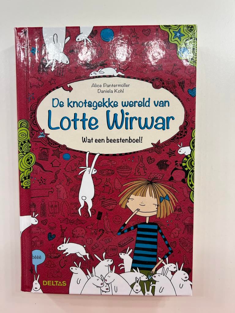 Lotte Wirwar - Wat een beestenboel!, Boeken, Kinderboeken | Jeugd | onder 10 jaar, Ophalen of Verzenden, Zo goed als nieuw, Fictie algemeen