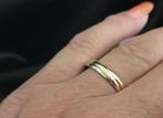 Vintage tri-color gouden ring. 2025/569, Ophalen of Verzenden, Zo goed als nieuw, ., Dame of Heer