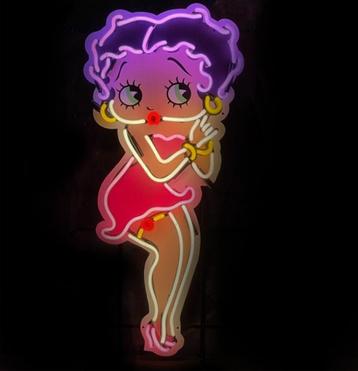 Betty boop neon decoratie verlichting womancave mancave lamp beschikbaar voor biedingen
