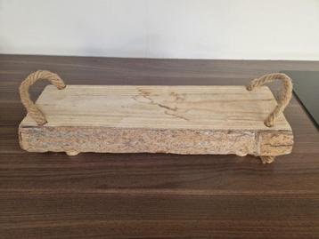 Natures Accents decoratieplank op voet Anna naturel beschikbaar voor biedingen
