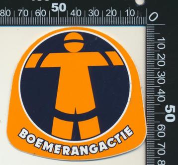 Sticker: Boemerangactie beschikbaar voor biedingen