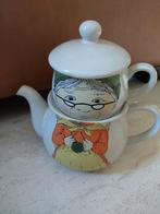 Theepot kopje oma tea for Grandma kan thee, Verzenden, Zo goed als nieuw, Overige stijlen, Overige typen