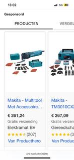 Makita tm3000c, Doe-het-zelf en Verbouw, Gereedschap | Slijpmachines, Haakse handslijpmachine, Ophalen of Verzenden, Zo goed als nieuw