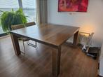 Massief eiken eethoektafel, Huis en Inrichting, Tafels | Eettafels, 100 tot 150 cm, Ophalen of Verzenden, Zo goed als nieuw, Vijf personen of meer