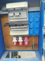 Bouwkast 40 amp. Met kilowattuur meter, Gebruikt, Ophalen